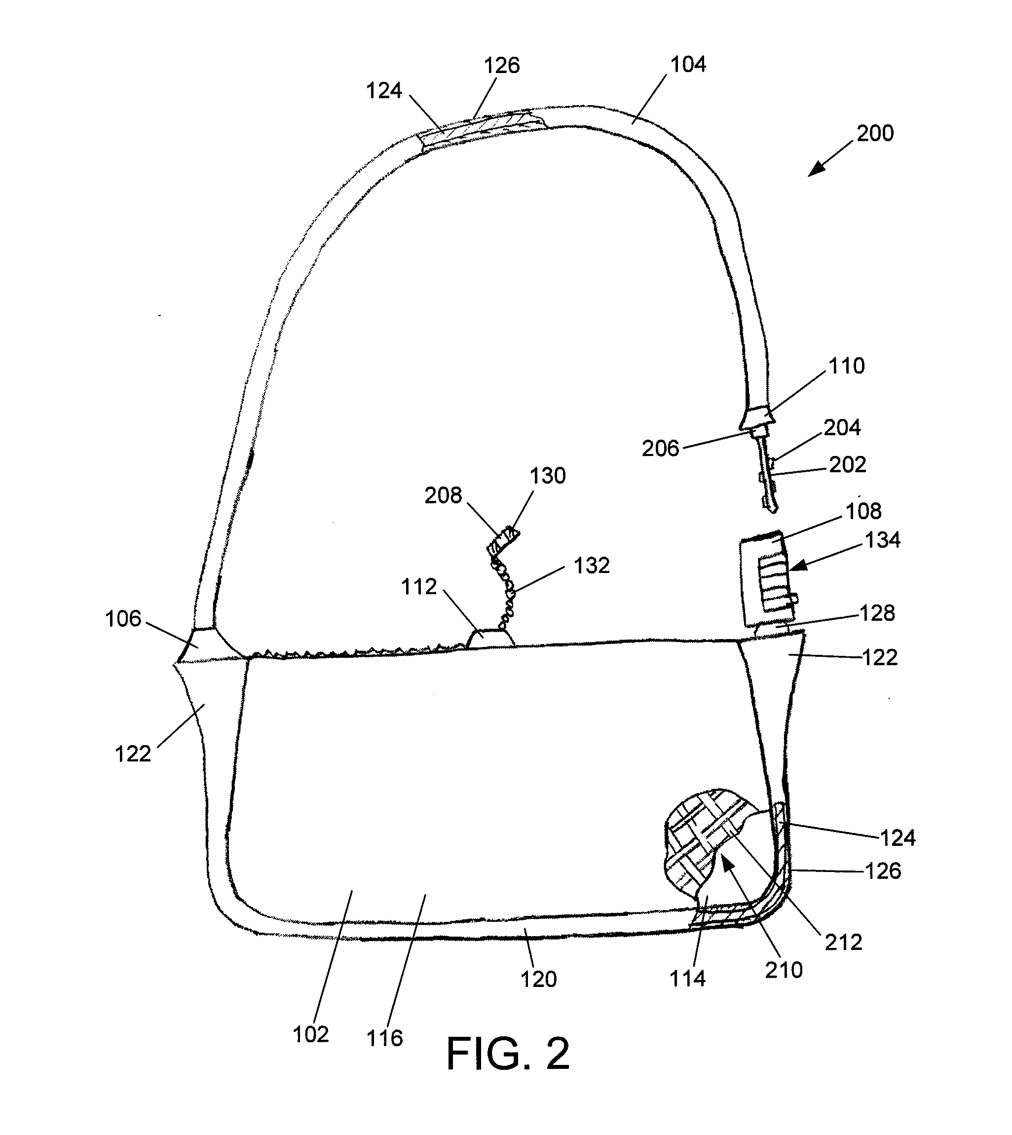 Cable lock bag