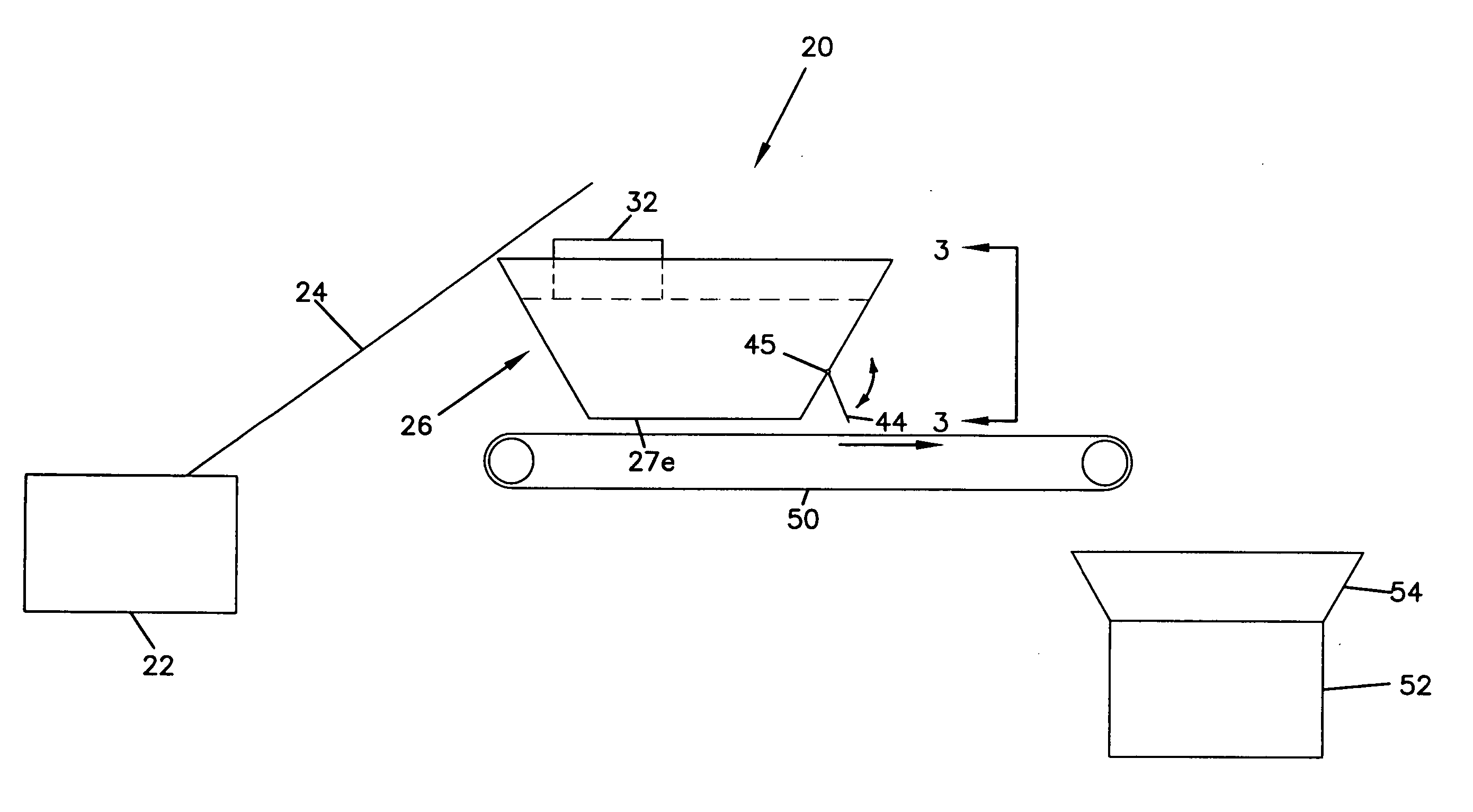 Process and equipment for producing concrete products having blended colors