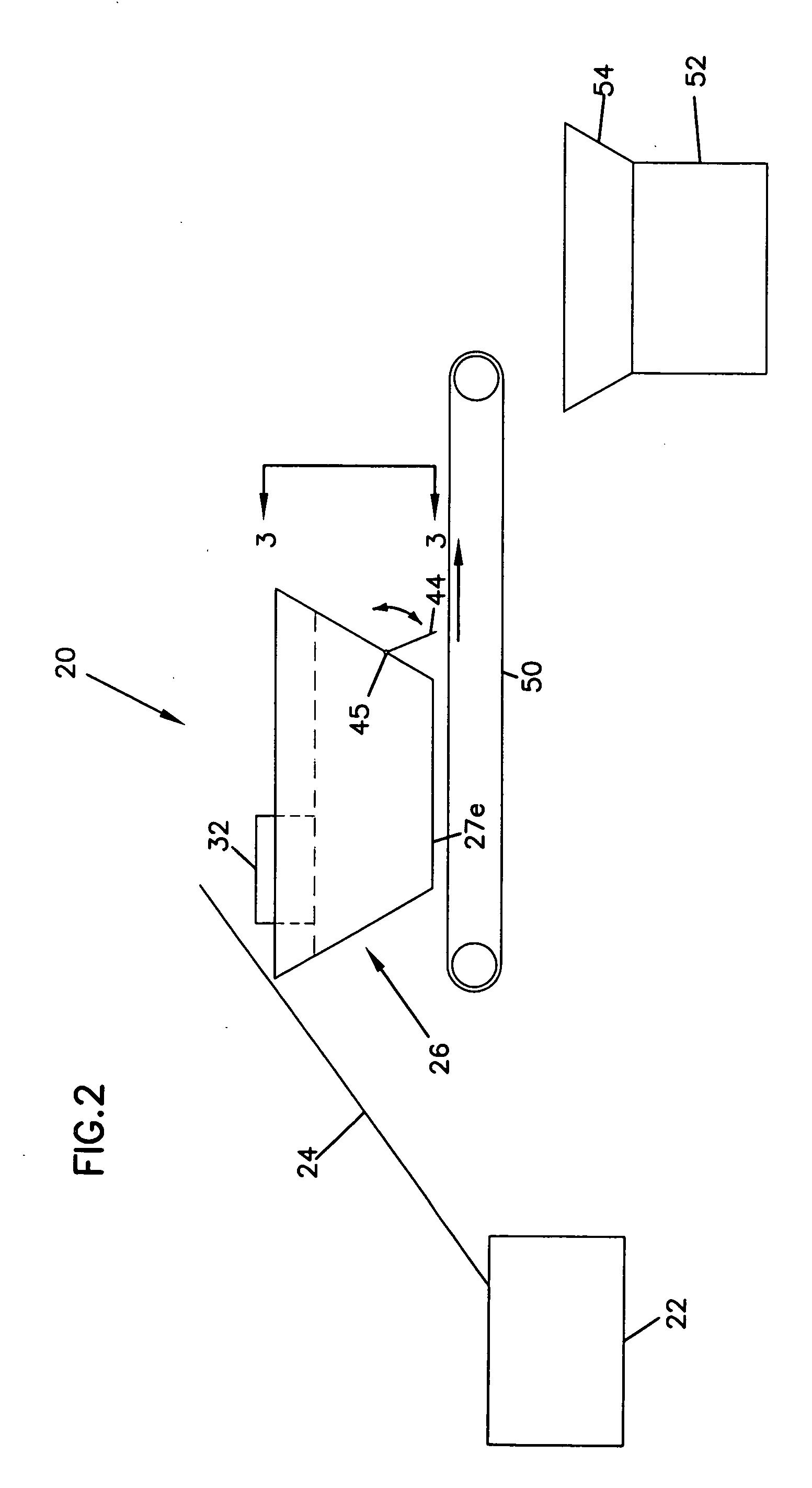 Process and equipment for producing concrete products having blended colors