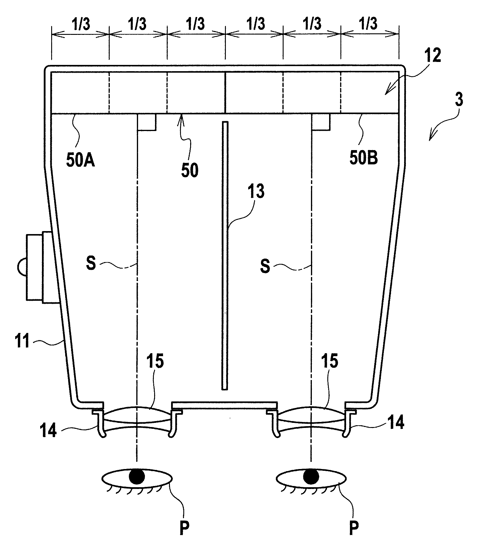 Stereoscopic image display