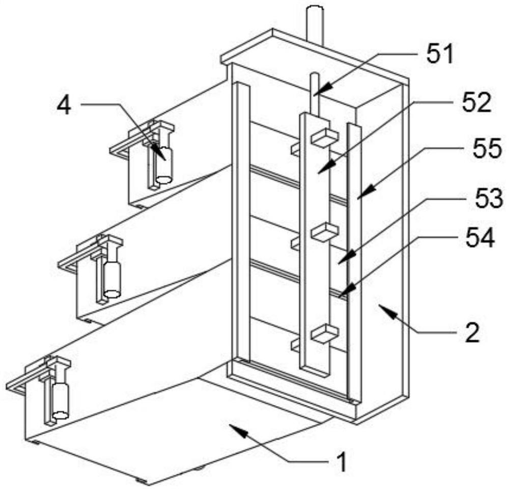 Precipitated sludge concentration device and concentration method for epoxy resin wastewater treatment