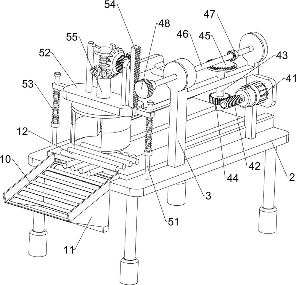 Automatic circle cutting device for wooden grate for food steamer