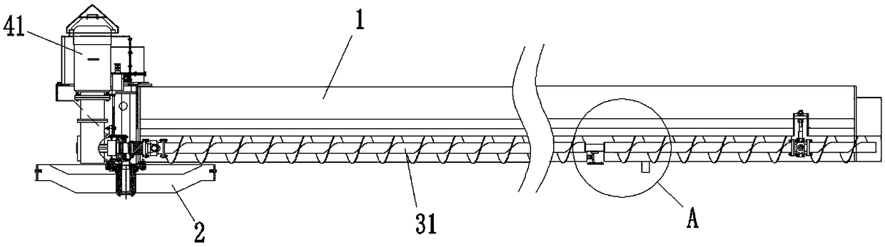 Silo clearing device