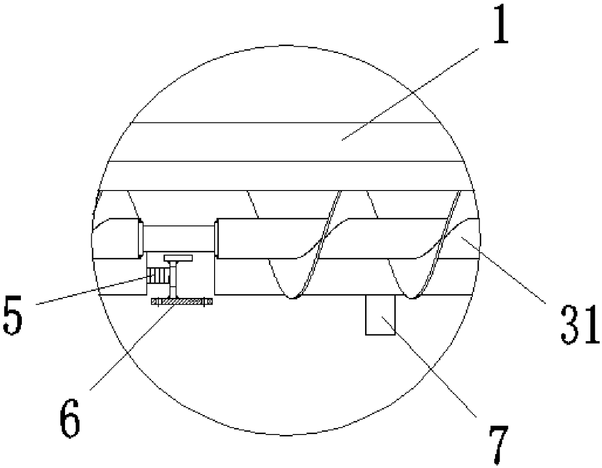 Silo clearing device