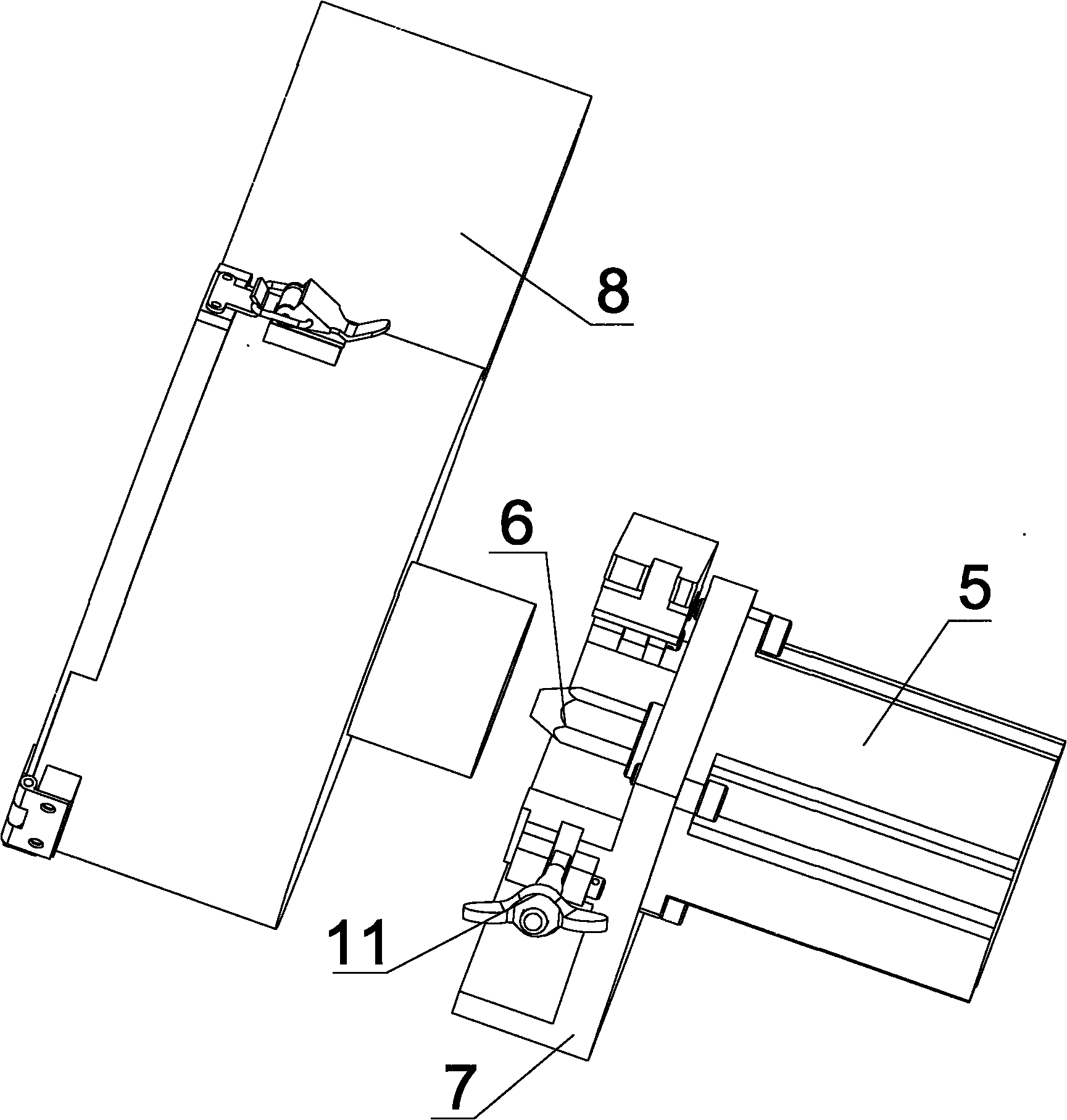 Bullet launching device for imitation gun