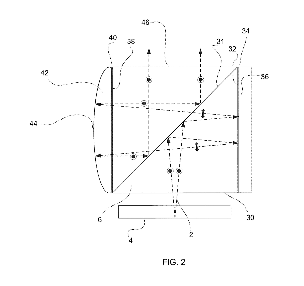 Compact head-mounted display system protected by a hyperfine structure