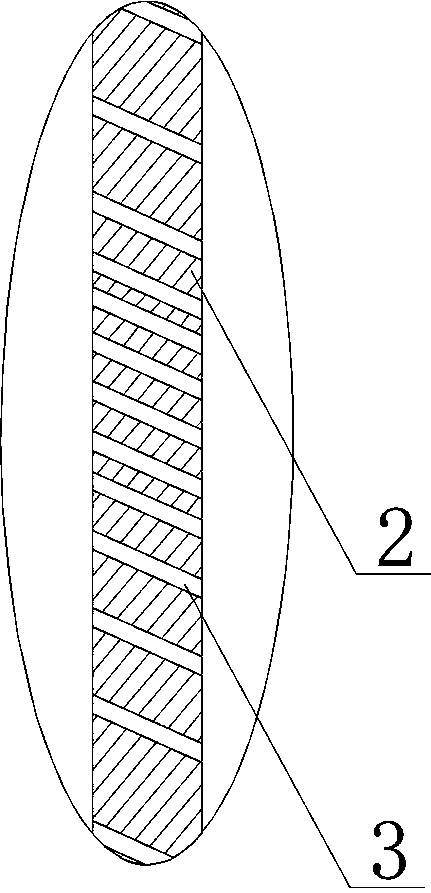 Pre-sand discharge structure of rotary air compressor