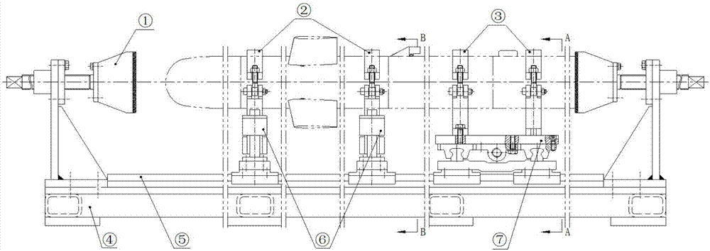 Butt tool for cabin sections of small missile