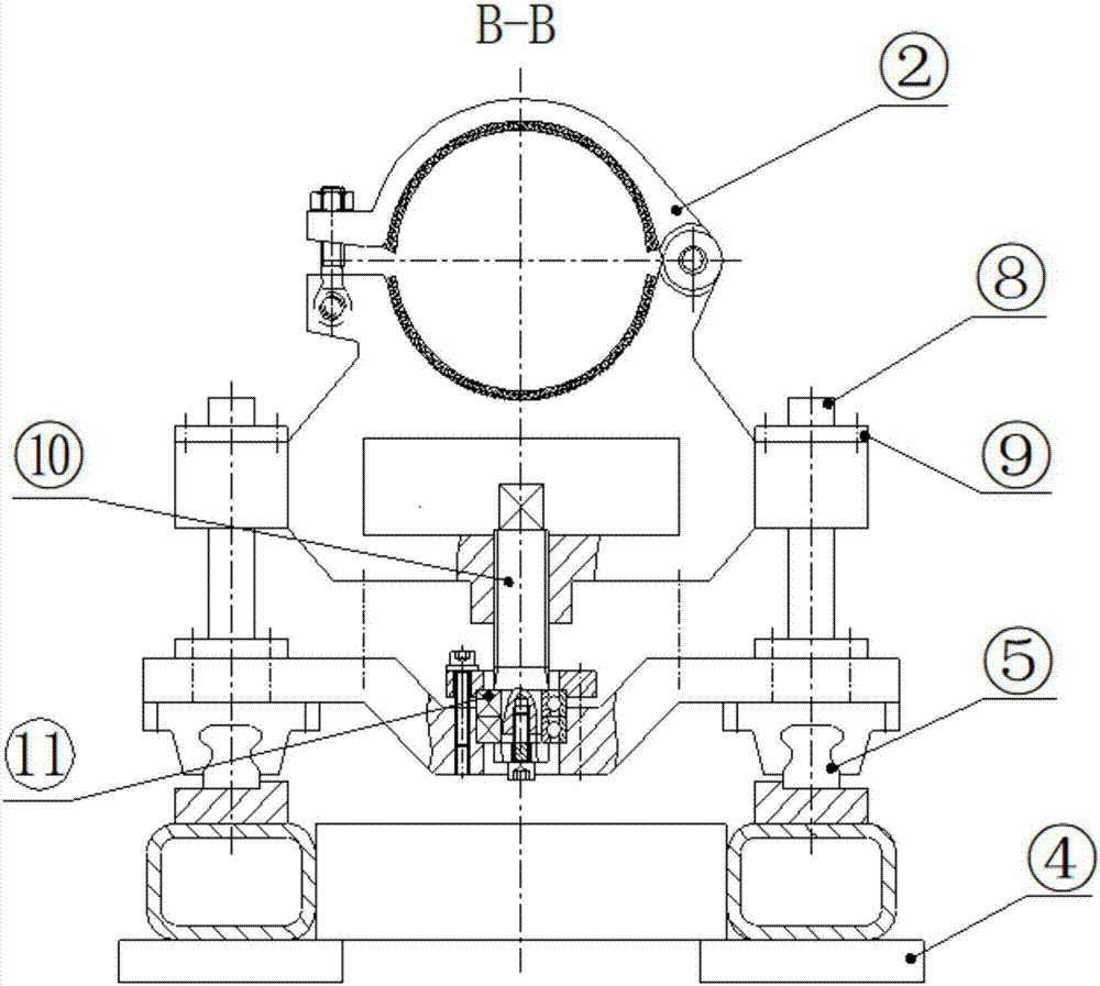 Butt tool for cabin sections of small missile