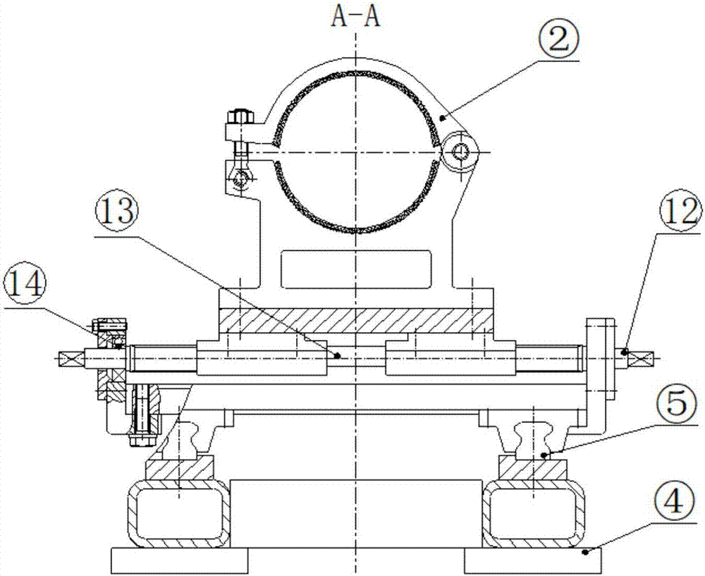 Butt tool for cabin sections of small missile