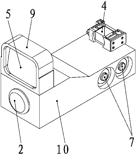 Reflecting type white light thermal image two-in-one sighting telescope