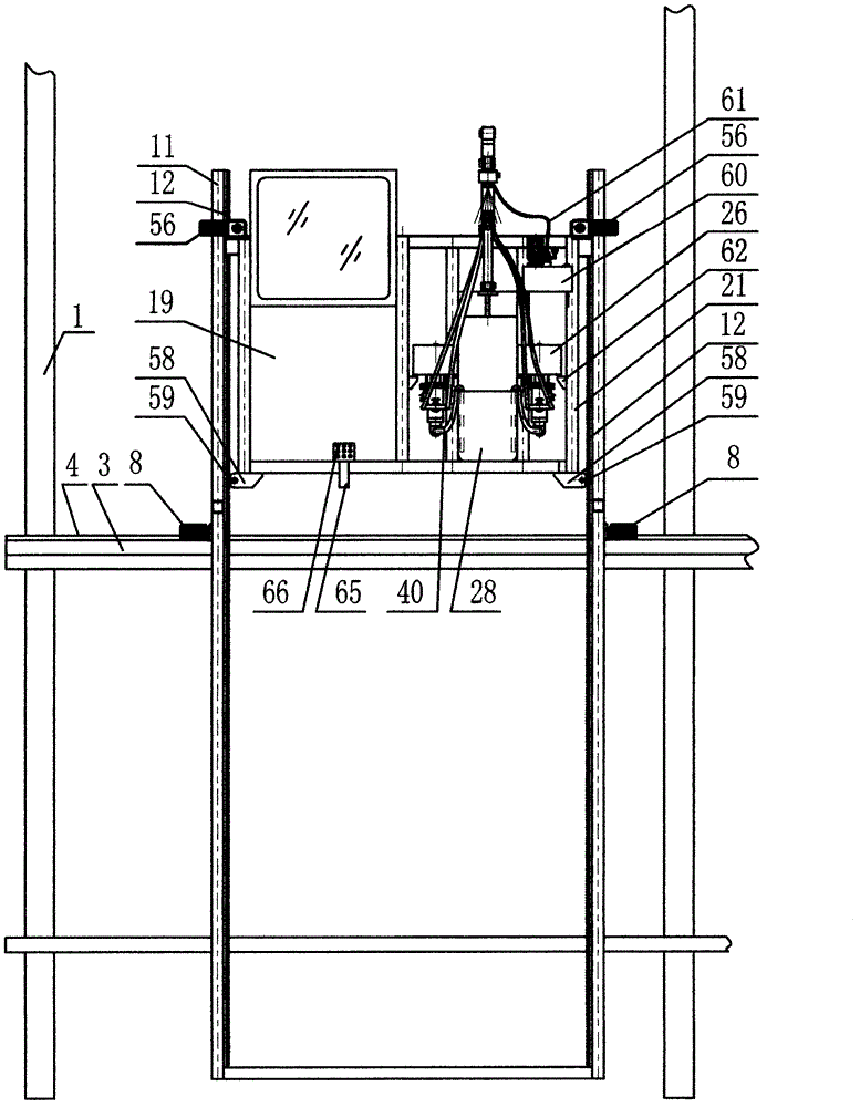 Automatic paint sprayer for spraying outer wall of wind power tower