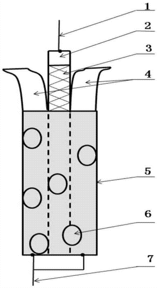 Flexible magnesium water battery