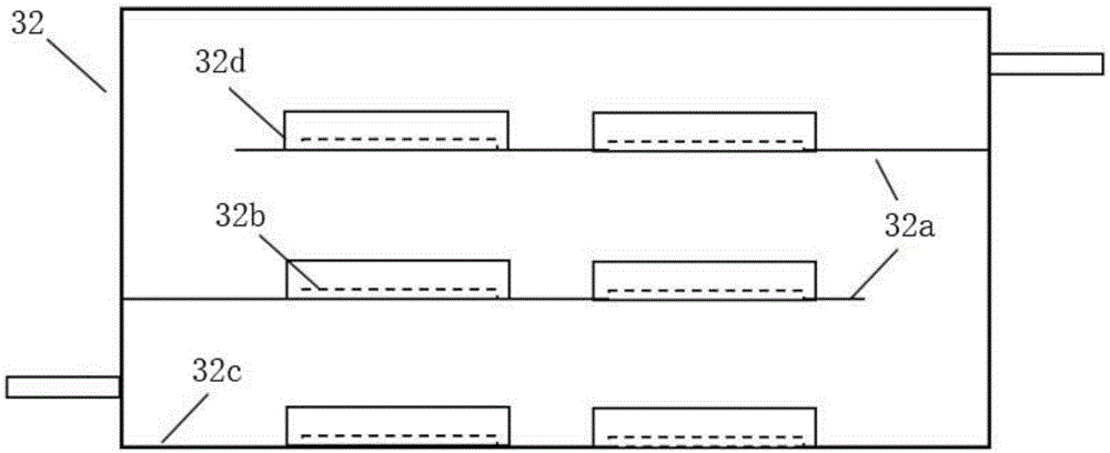 Treatment device and treatment method for nitrogen and phosphorus of biomedicine wastewater