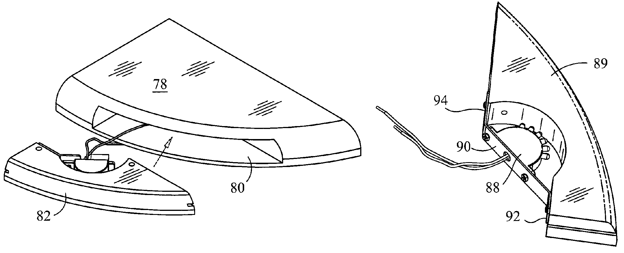 Integral vessel hardtop and marine navigation lighting system