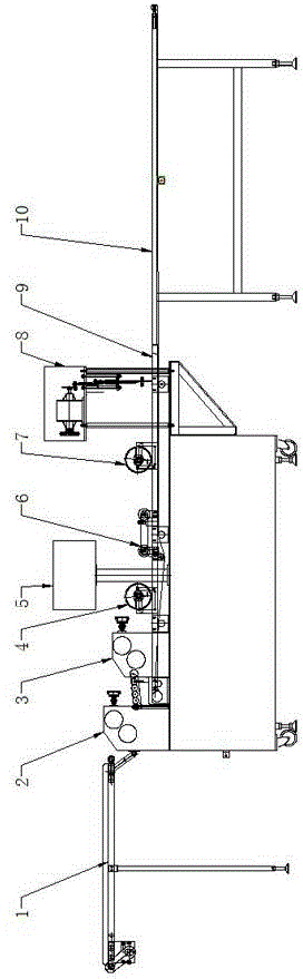 Novel fried bread stick production line