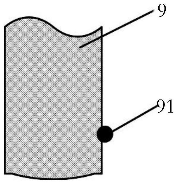 Spacecraft on-orbit liquid working medium sampling device and method