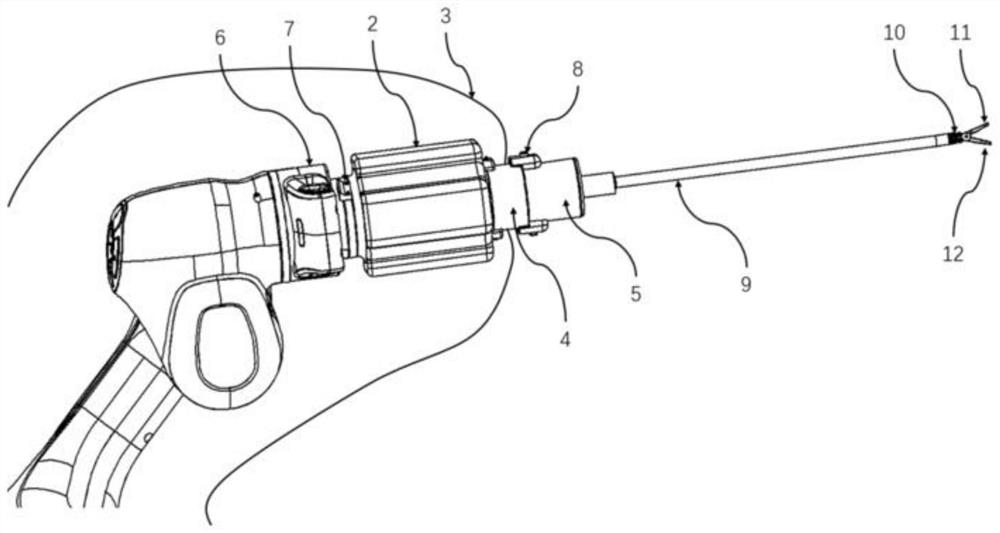 Sterile isolation device for laparoscopic surgery robot and laparoscopic surgery robot thereof