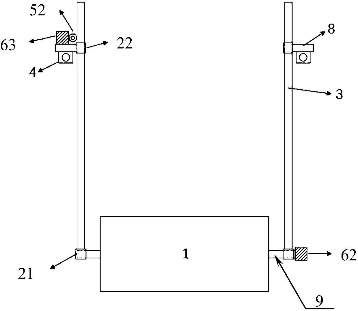 Multi-degree of freedom oscillation floater wave energy power generation device and power generation method