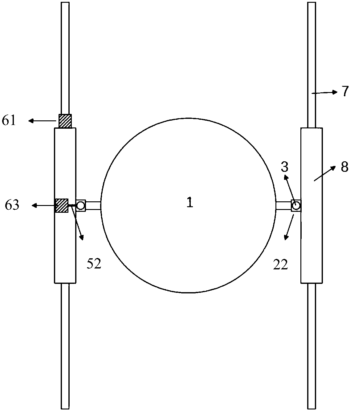 Multi-degree of freedom oscillation floater wave energy power generation device and power generation method