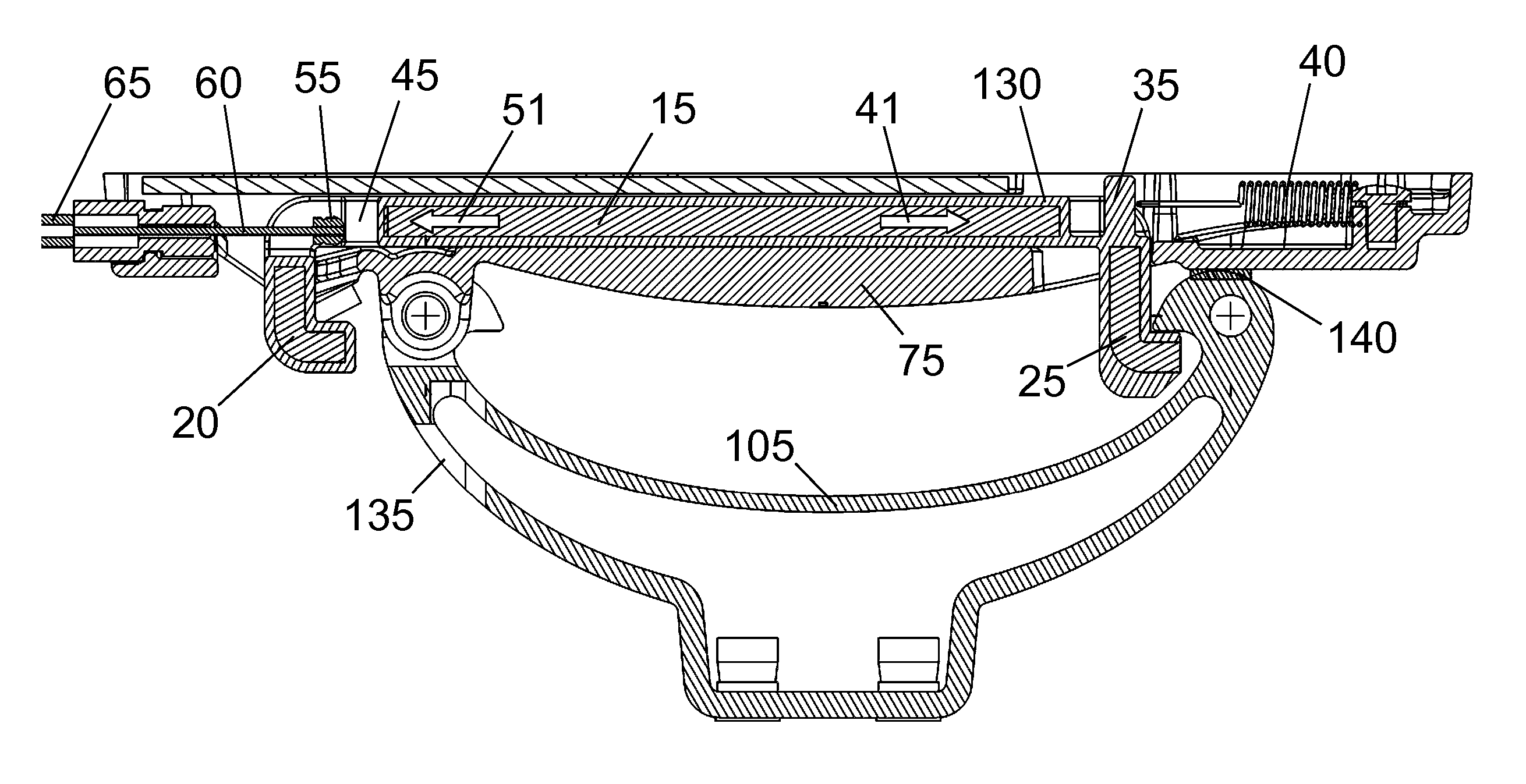 Flip-top table mechanism