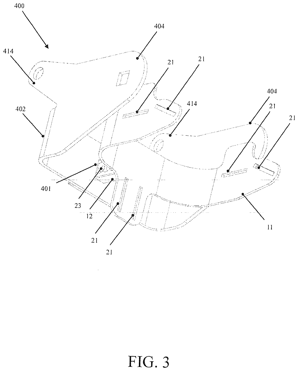 System for rehabilitating the walk and weight supporting device for such