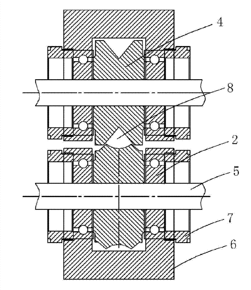 Mould seat for compressing cable conductor