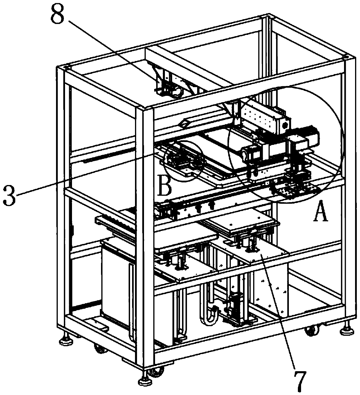 Environment-friendly packaging film plating machine and using method thereof