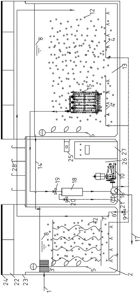 Sewage treatment system and sewage treatment method