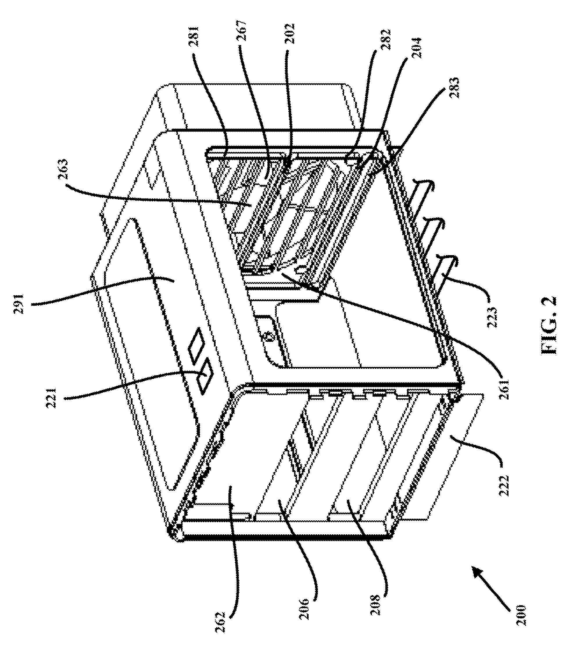 Riser card housing