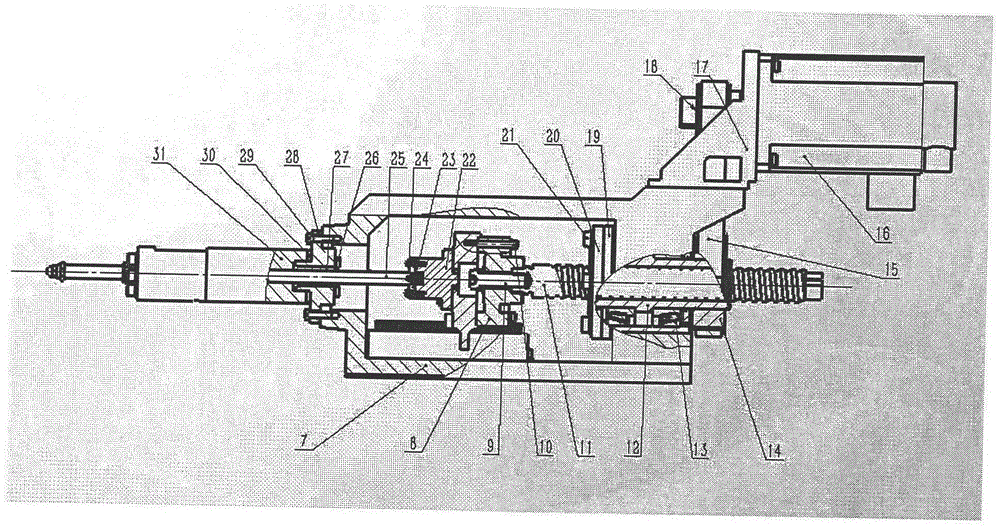 Miniature all-electric injection molding machine injection guide structure