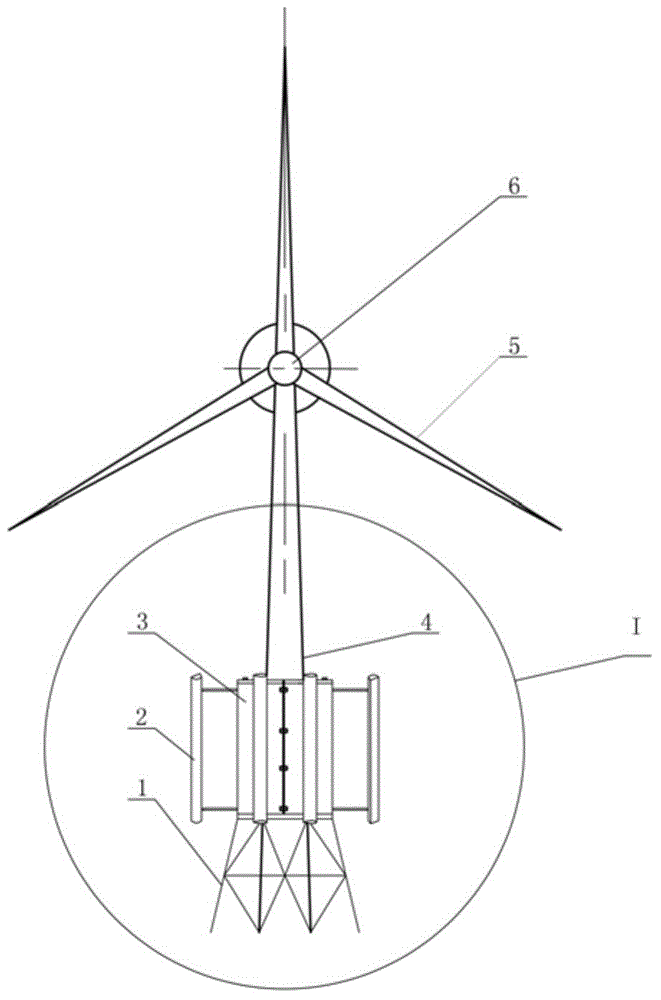 Stacked three-dimensional wind-driven power generator