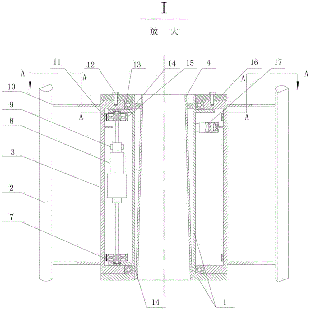 Stacked three-dimensional wind-driven power generator