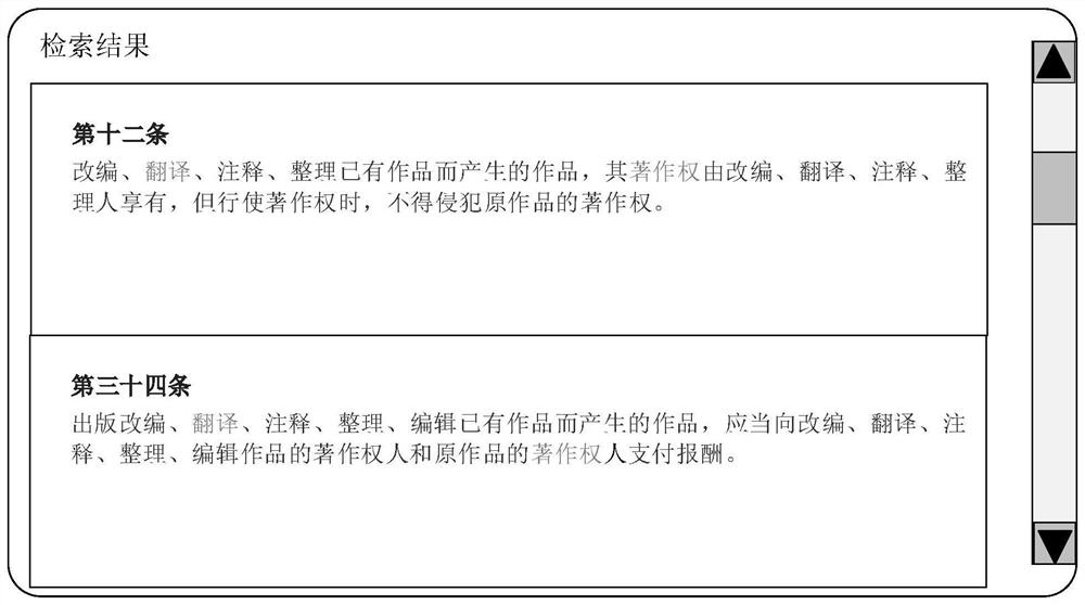 Method, device and equipment for retrieving law articles and storage medium