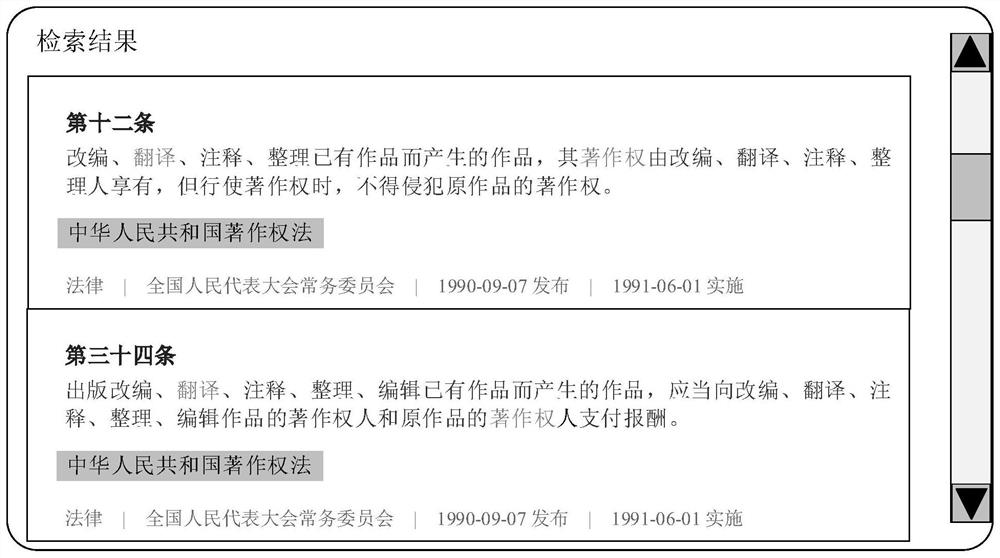 Method, device and equipment for retrieving law articles and storage medium