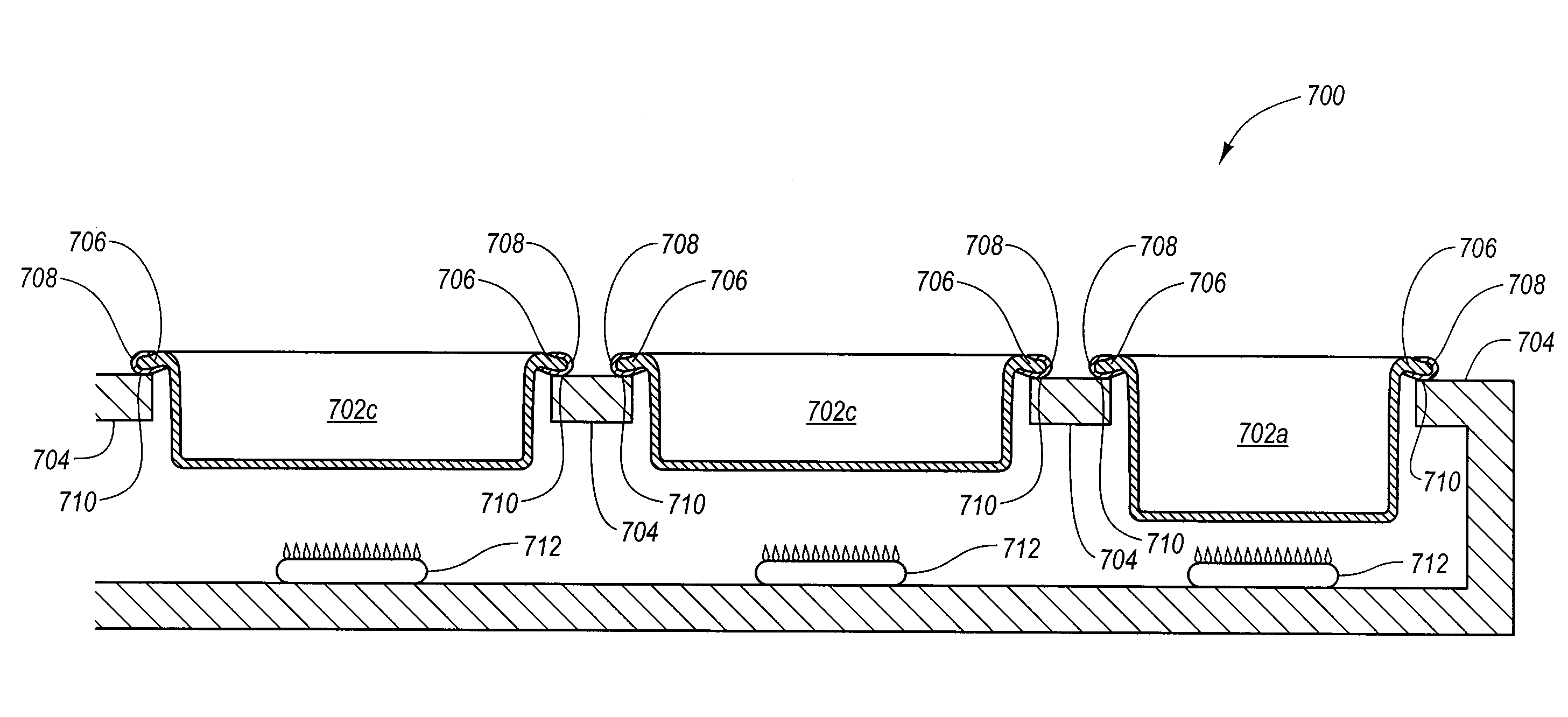 Food pan having elastomeric heat and scratch resistant protective flange gasket