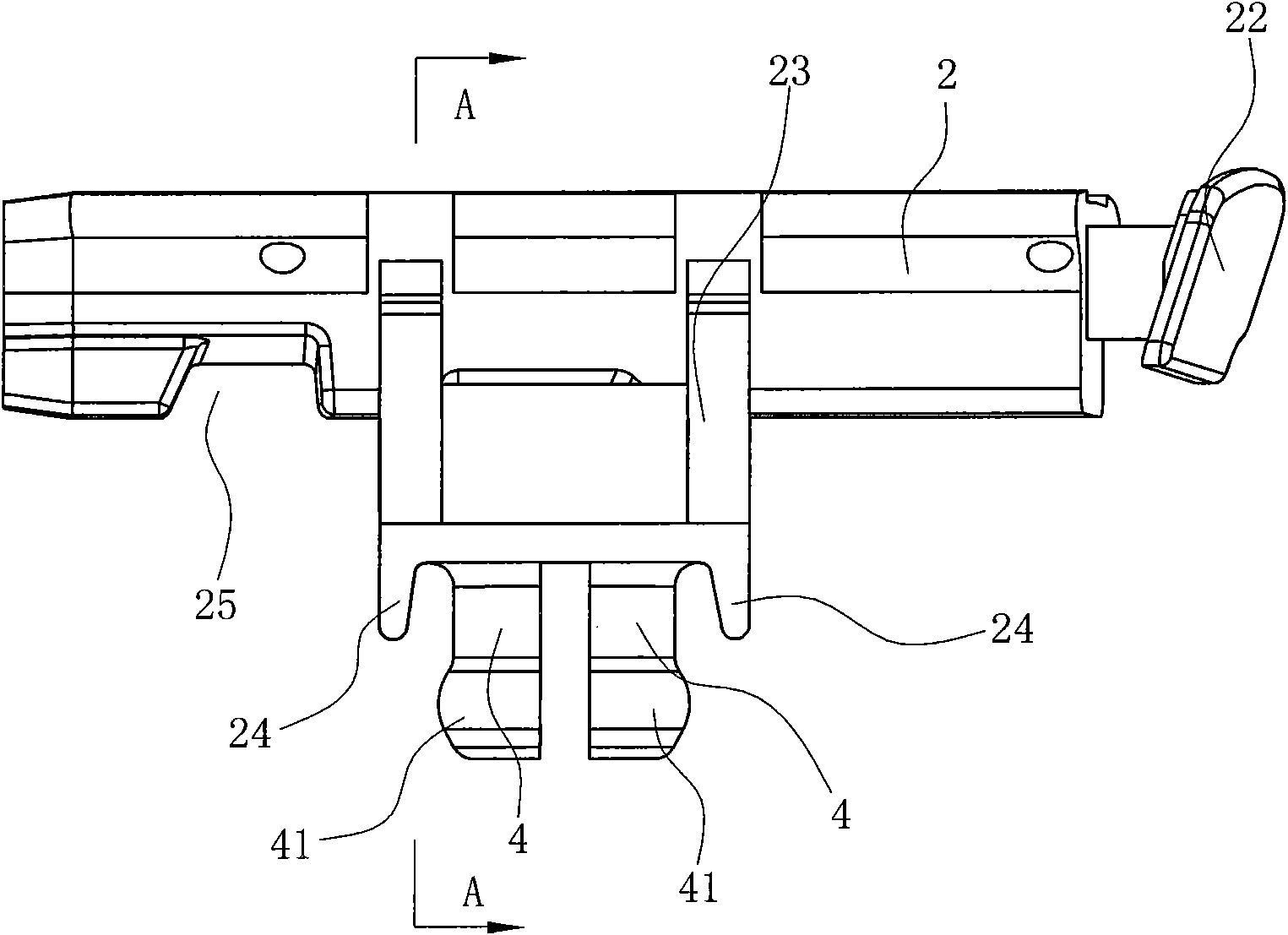 Assembled buckle structure