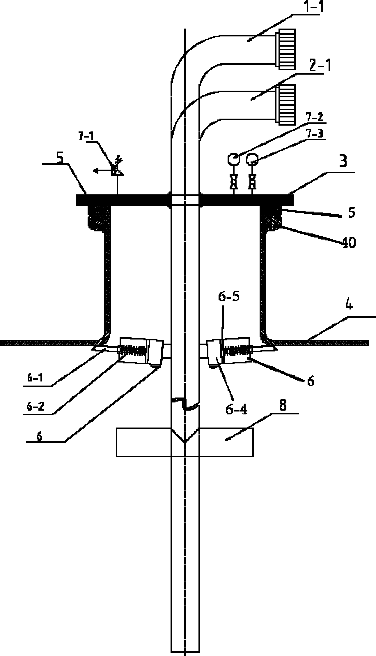 Locking mechanism of tank positive-pressure cleaning equipment