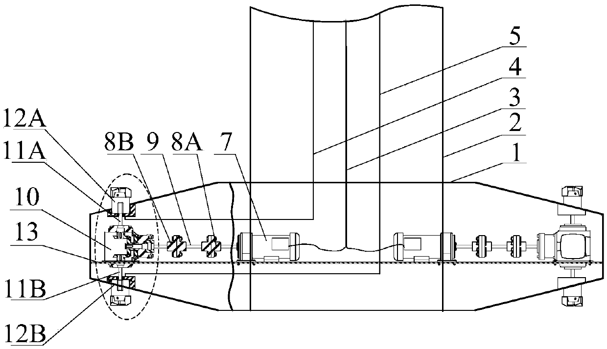 Drill assisted jack-up platform spud shoe