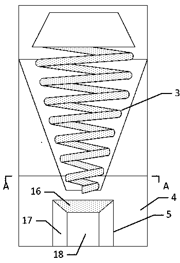 Device and method for rapid conveying and unloading of shale gas hydrate slurry