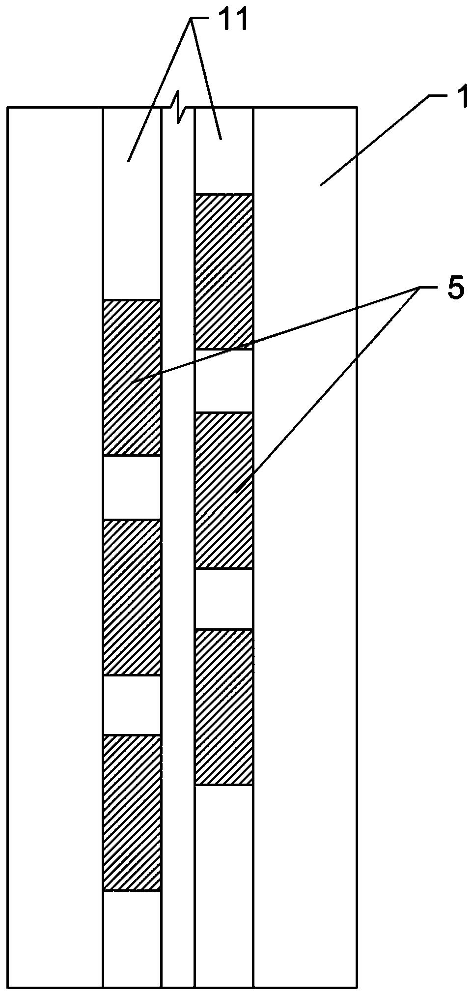 Variable interlayer type bookcase