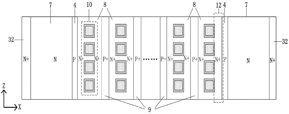 Trench gate power MOSFET (metal oxide semiconductor filed-effect transistor) device