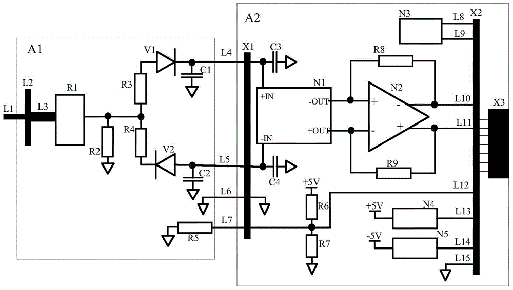 67GHz coaxial broadband peak power probe