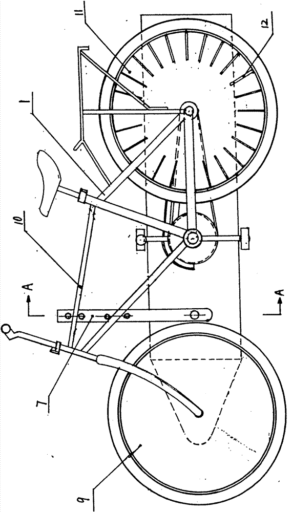 Amphibious bicycle