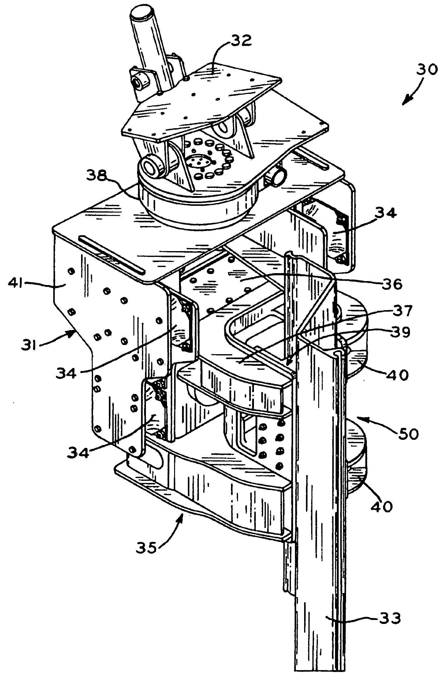 Modular vibratory pile driver system