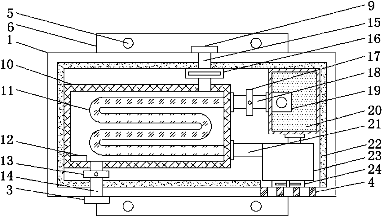 Water cooler for diesel engine