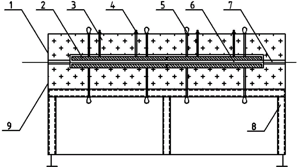 High-temperature heat setting device