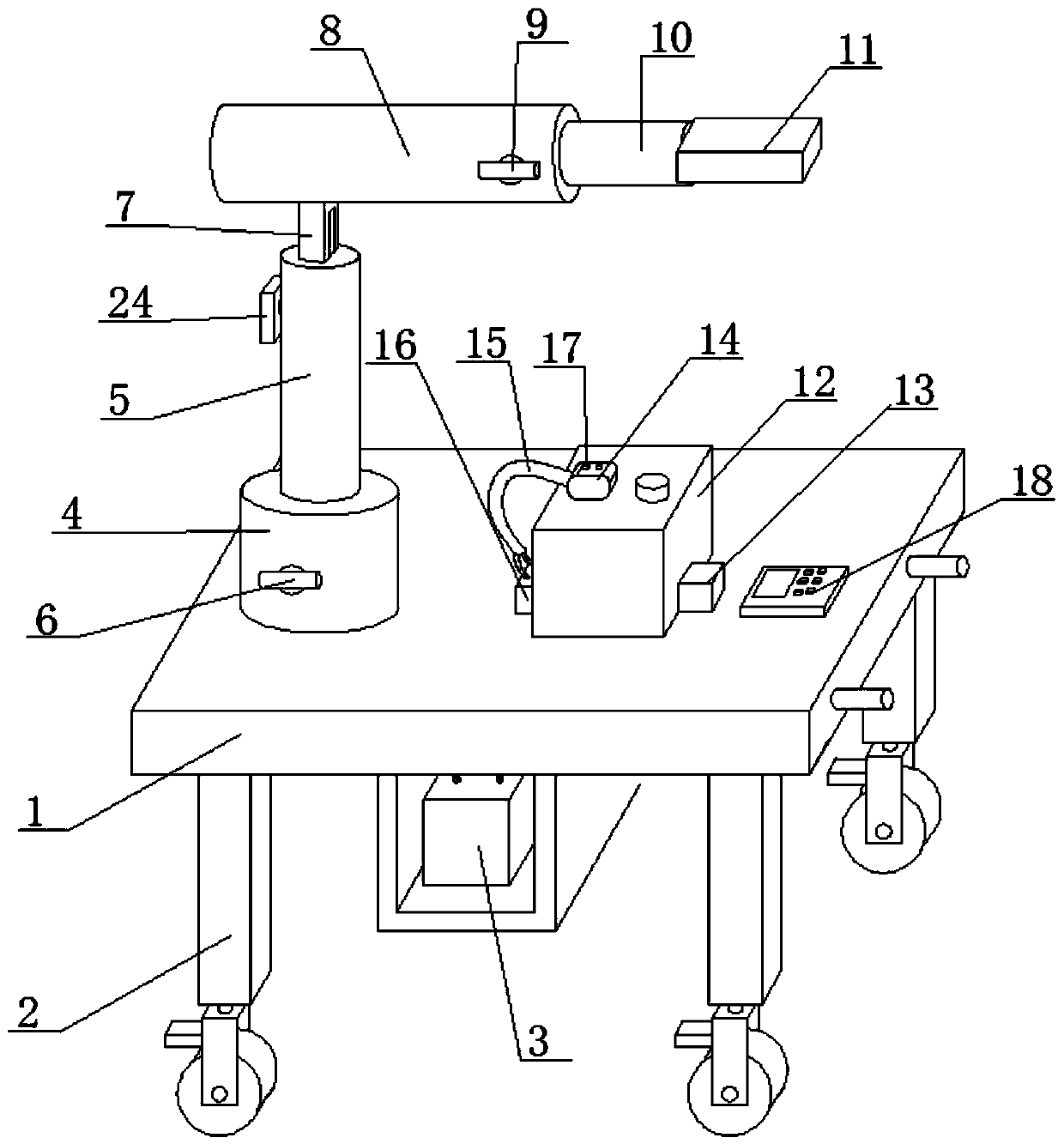 Circulating cold compress device for orthopedic nursing