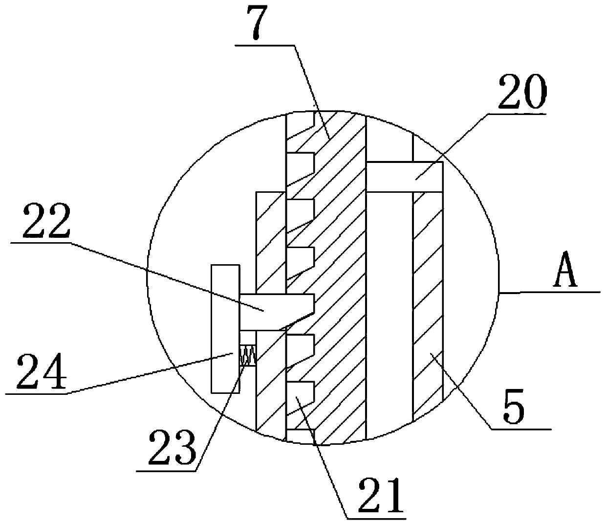 Circulating cold compress device for orthopedic nursing