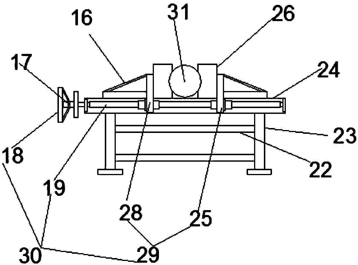 Hardware drilling and machining device